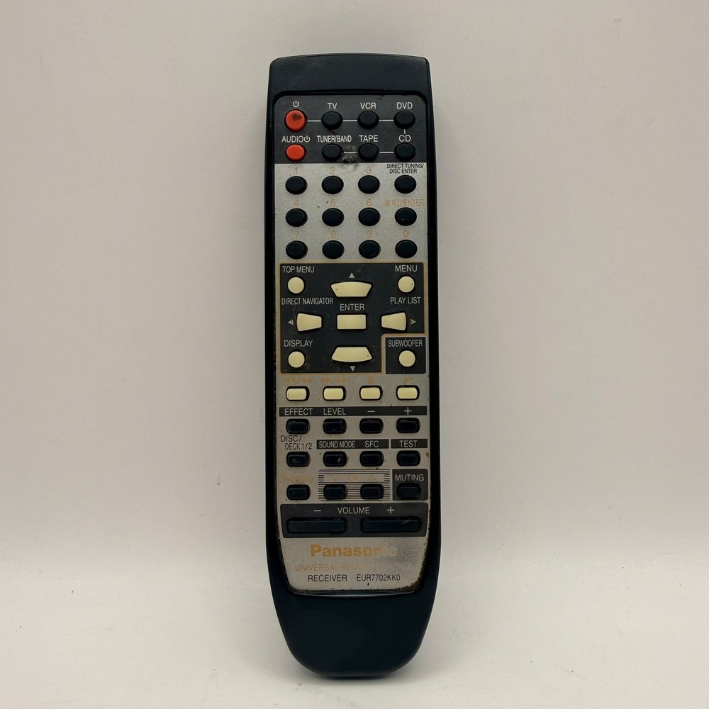 Panasonic EUR7702KK0 OEM AV Receiver Remote Control SA-HE75 SA-HE90 Technics